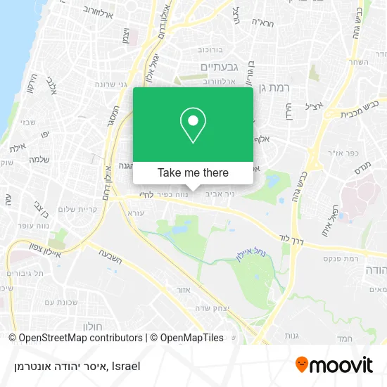Карта איסר יהודה אונטרמן