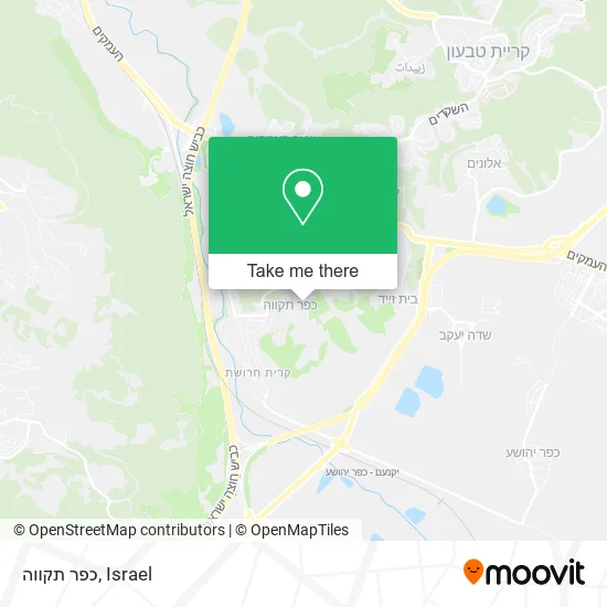 Карта כפר תקווה