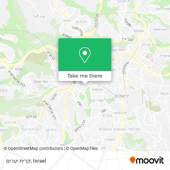 קרית יערים map