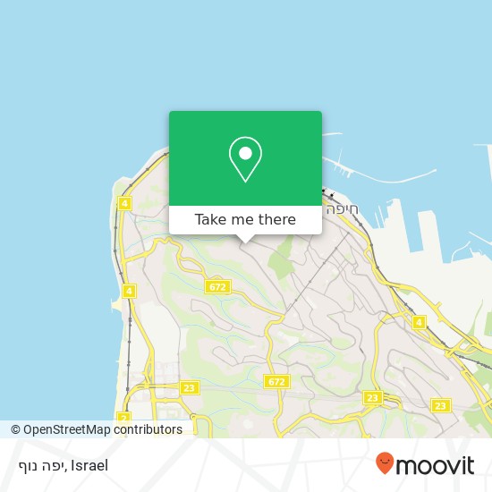 יפה נוף map