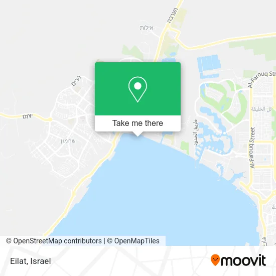 Карта Eilat