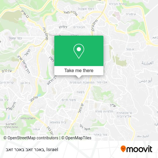 באכר זאב באכר זאב map
