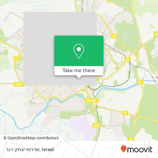 שדרות יצחק רגר map