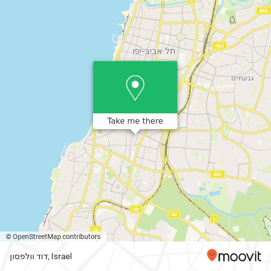 דוד וולפסון map