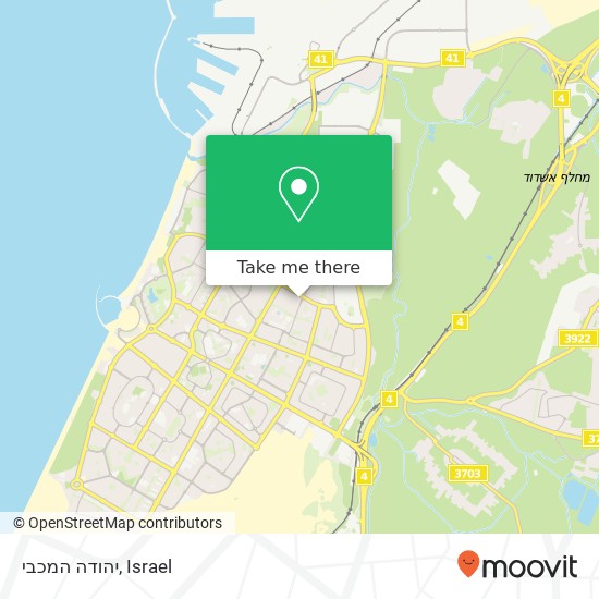 יהודה המכבי map