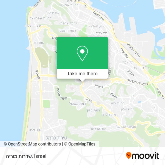 Карта שדרות מוריה