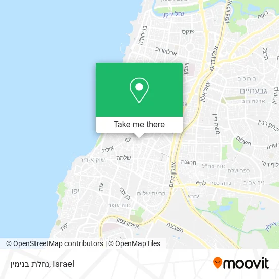 Карта נחלת בנימין
