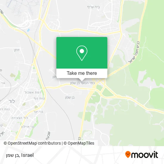 Карта בן שמן