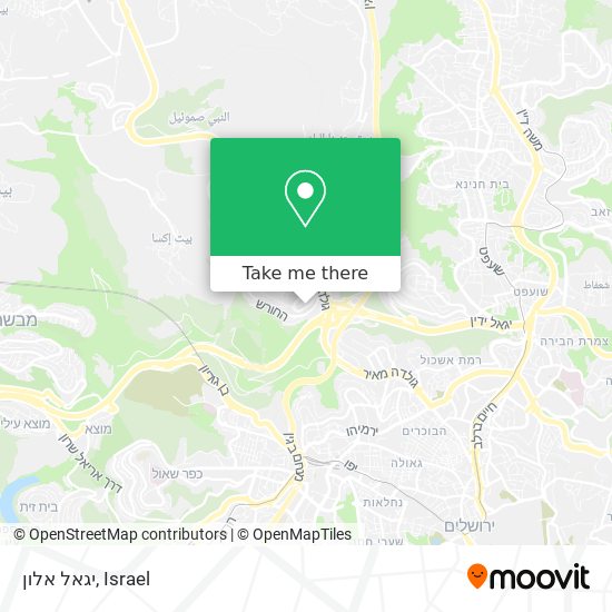 Карта יגאל אלון