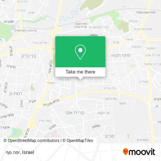 Карта יפה נוף