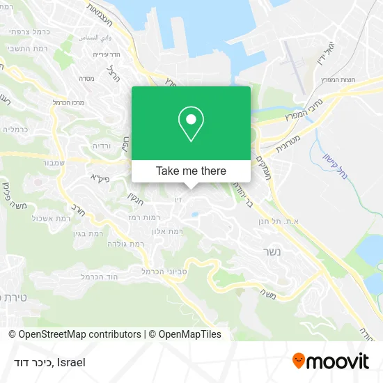 Карта כיכר דוד