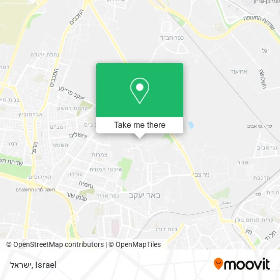 Карта ישראל