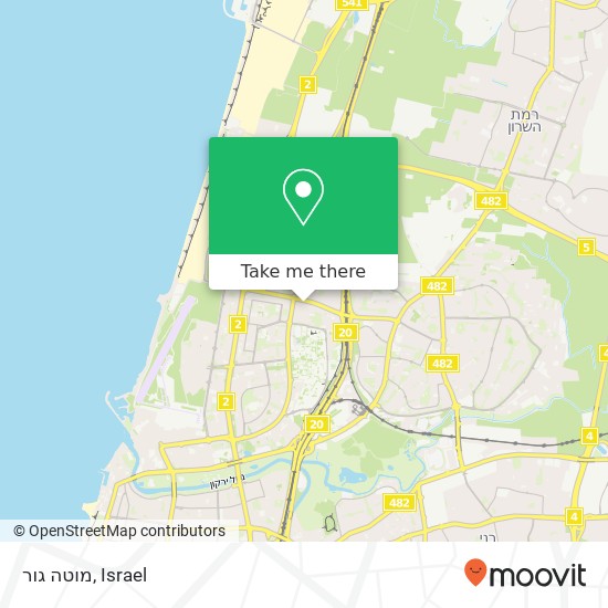 מוטה גור map