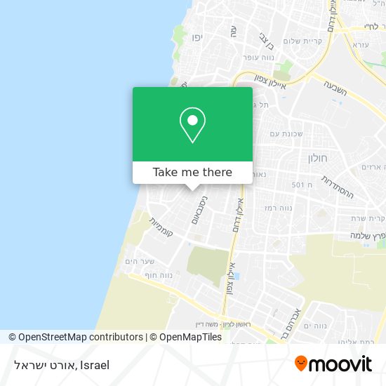 אורט ישראל map