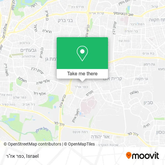 Карта כפר אז"ר