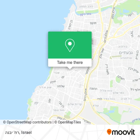 Карта רח' יבנה