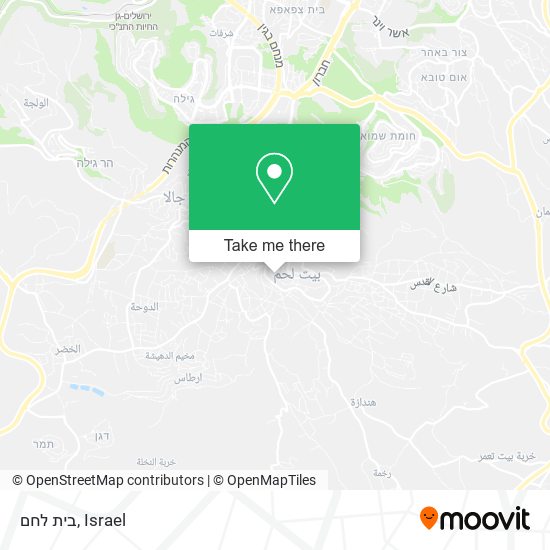 בית לחם map