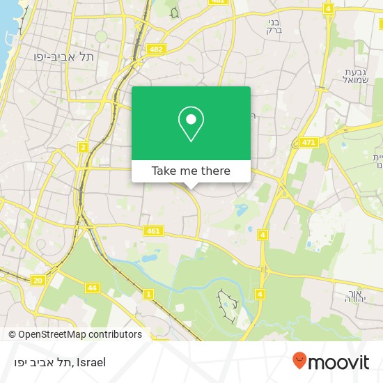 Карта תל אביב יפו