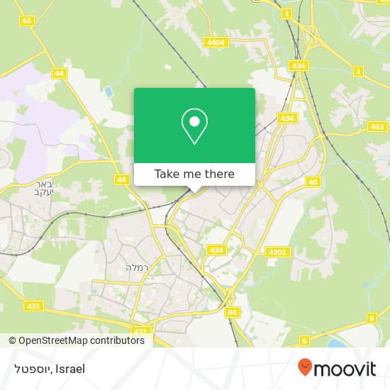 יוספטל map