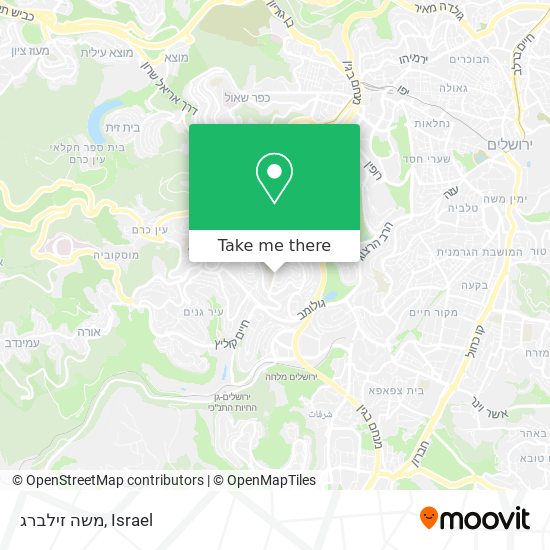 משה זילברג map