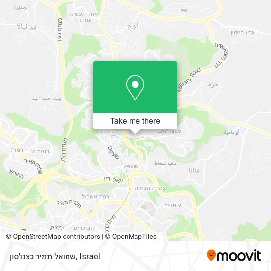 Карта שמואל תמיר כצנלסון
