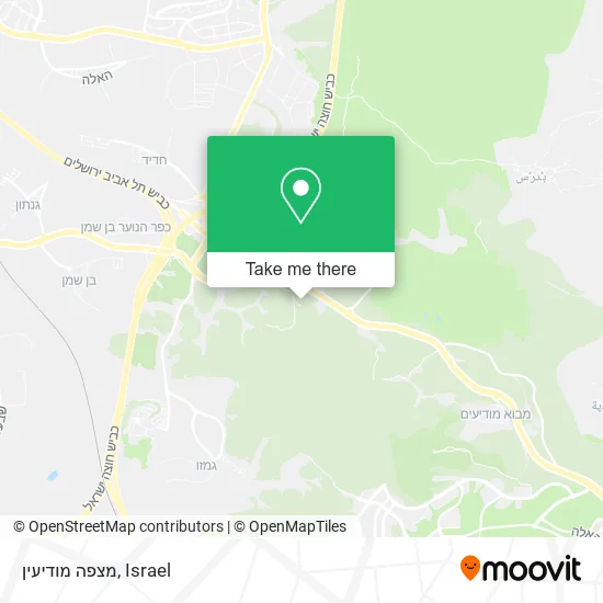 Карта מצפה מודיעין