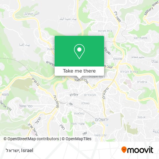 ישראל map