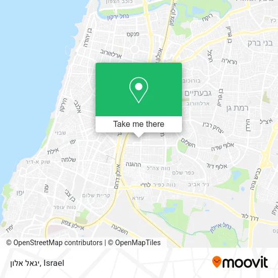Карта יגאל אלון