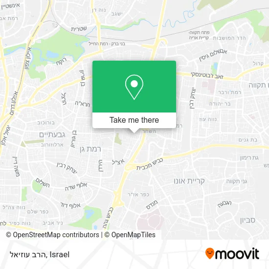 Карта הרב עוזיאל