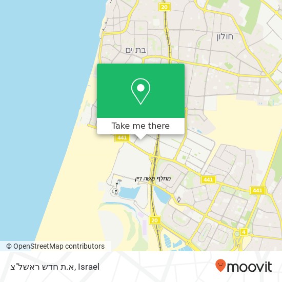 א.ת חדש ראשל"צ map