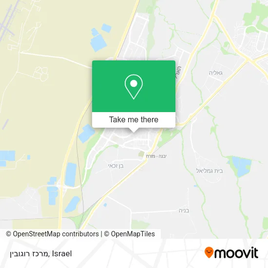 Карта מרכז רוגובין