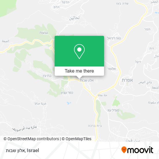 אלון שבות map