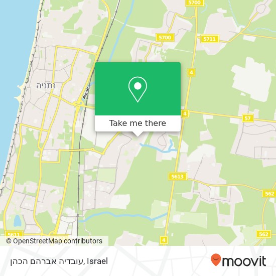 עובדיה אברהם הכהן map