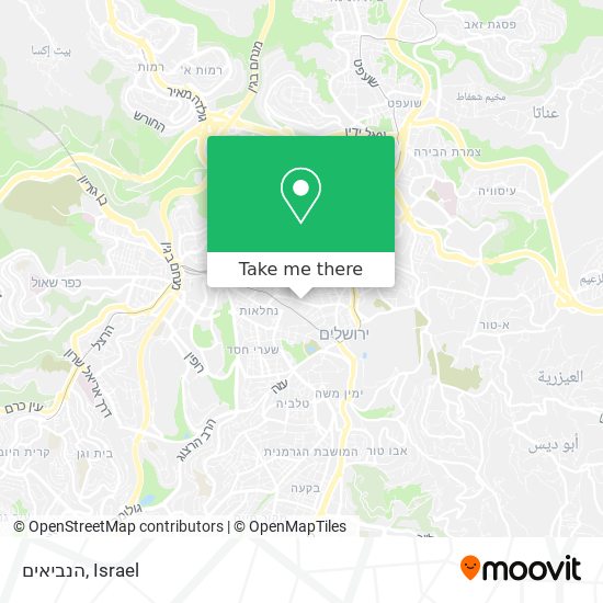 הנביאים map