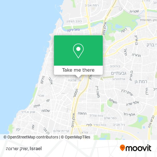 שוק שרונה map