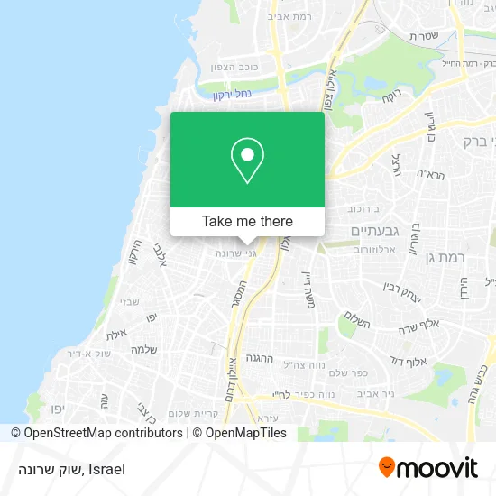 Карта שוק שרונה