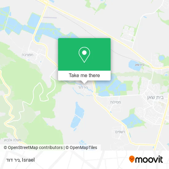 Карта ניר דוד