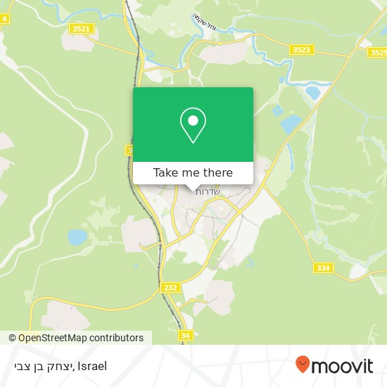 יצחק בן צבי map