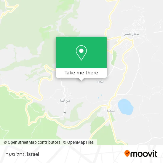 Карта נחל סער