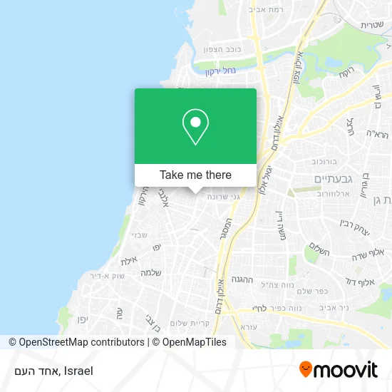 אחד העם map