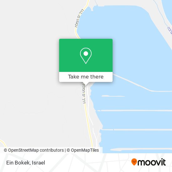 Ein Bokek map