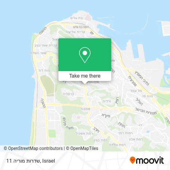 Карта שדרות מוריה 11