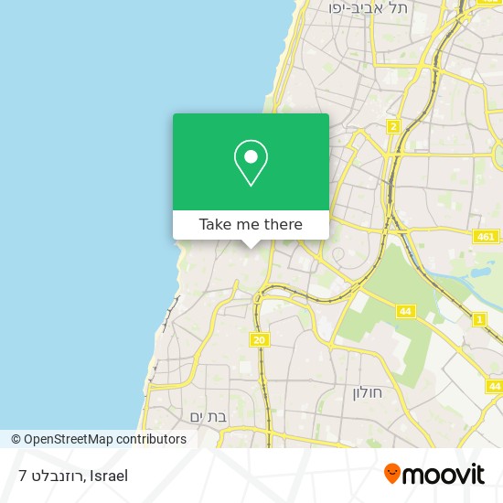 רוזנבלט 7 map