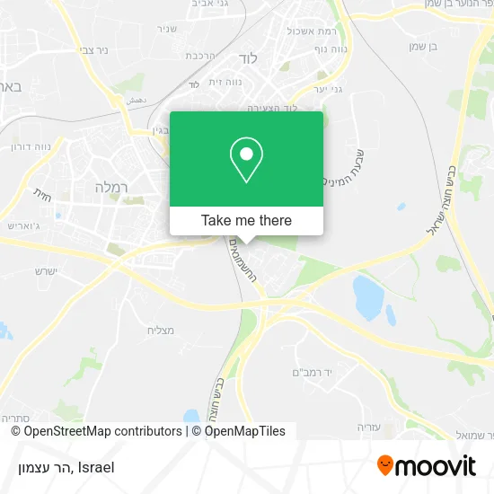 Карта הר עצמון