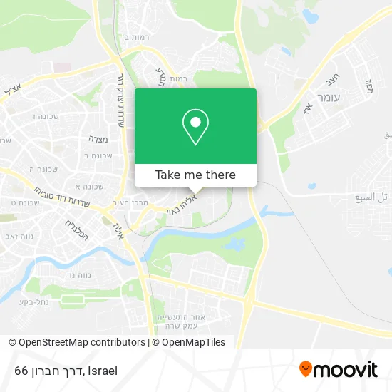 Карта דרך חברון 66