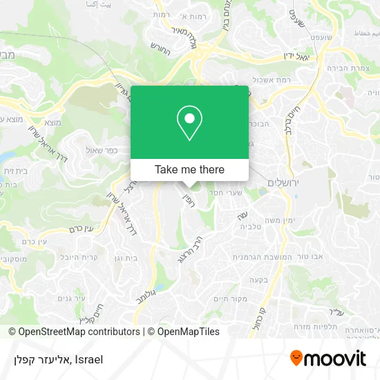 Карта אליעזר קפלן