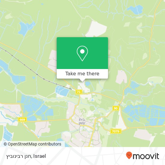 חנן רבינוביץ map