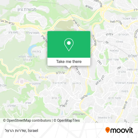 Карта שדרות הרצל