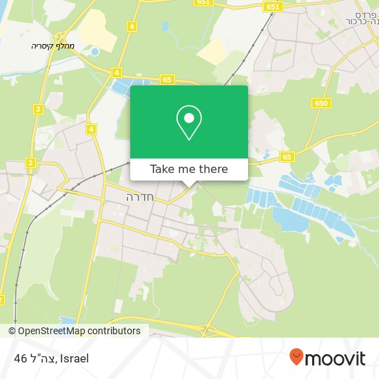 צה"ל 46 map