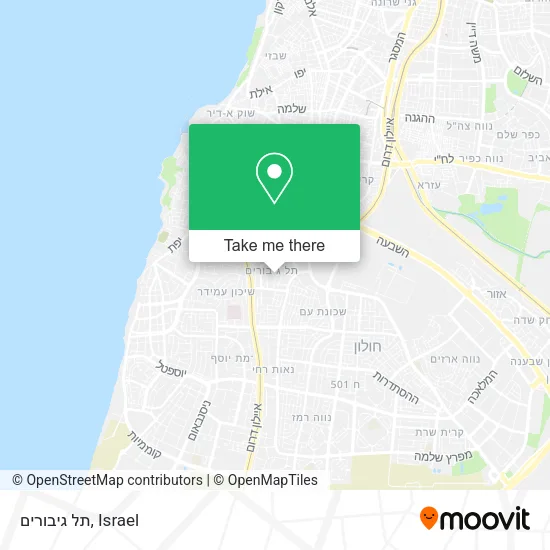 Карта תל גיבורים